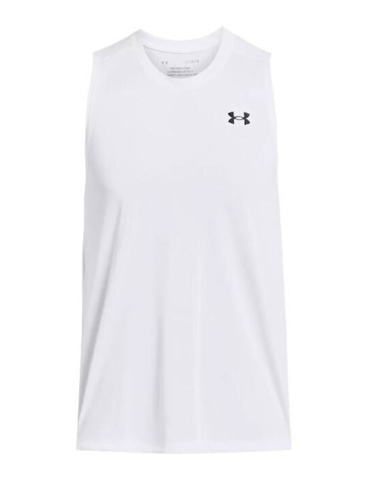 Under Armour Мъжко Спортно Тениска с Къс Ръкав White