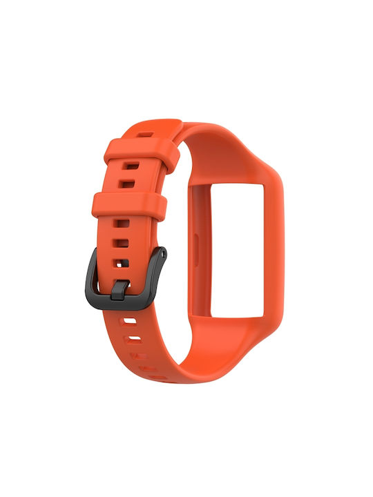 6 Pro 6 Honor Λουράκι Σιλικόνης Πορτοκαλί (Huawei Band 7)