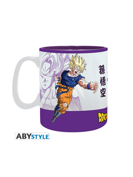 Abysse Dragon Ball - Goku vs Frieza Gift Set Ceramic Cup Purple 460ml