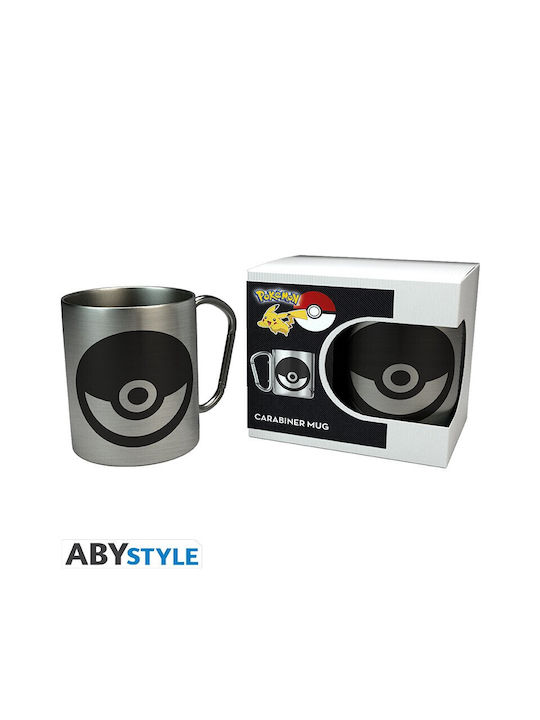 GB eye Pokemon: Ball Heat Change Mug Silver 230ml