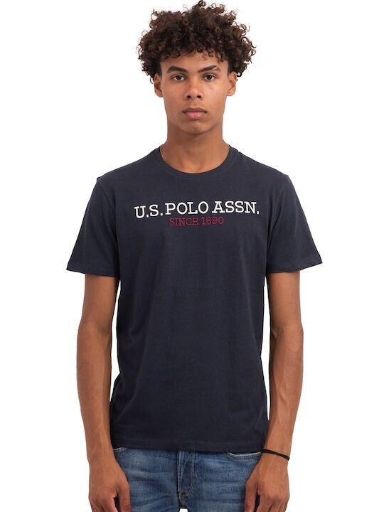 U.S. Polo Assn. Assn Herren Kurzarmshirt Polo Marineblau