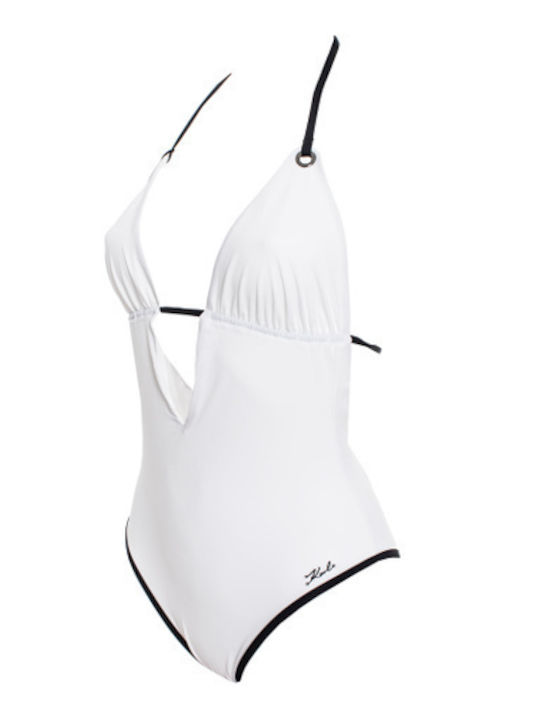Karl Lagerfeld One-Piece Swimsuit White