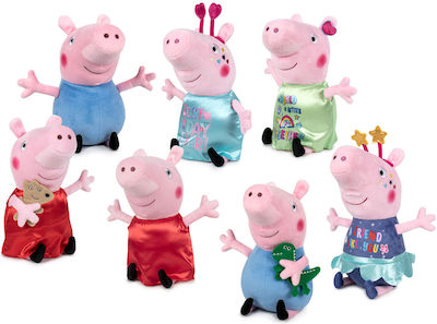 Play By Play Λούτρινο Peppa Pig 20 εκ. Πράσινο Φόρεμα