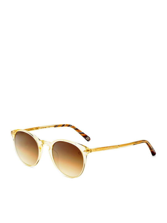 Etnia Barcelona Red Sunglasses with Horn-Rimmed Frame