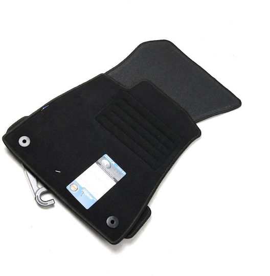 Petex Set of Front and Rear Mats 4pcs for Renault Coupe Audi A5 Hyundai Coupe 2016 Black