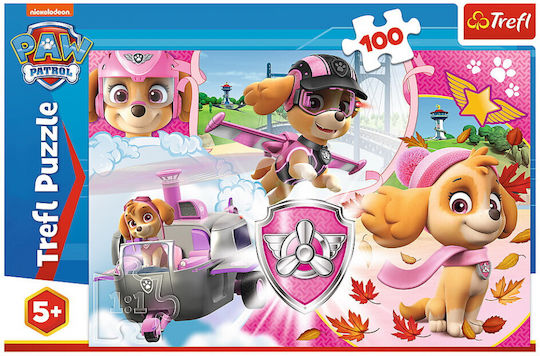 Kids Puzzle Paw Patrol Girl Skye in Action for 5+ years+ Years 100pcs Trefl