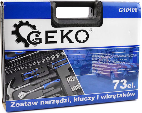 Geko Βαλίτσα με 73 Εργαλεία
