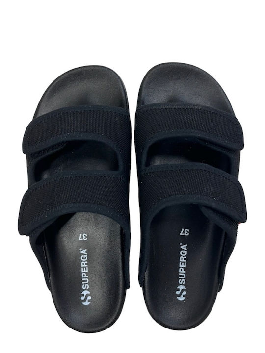 Women's Flat Sandals in Black Color