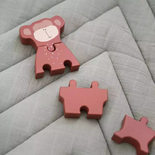 Lemnos Puzzle pentru Copii Mr Monkey 4buc Trixie