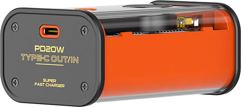 Recci RBP-P35 Mars Series Power Bank 10000mAh 22.5W with USB-A Port and USB-C Port Power Delivery Black