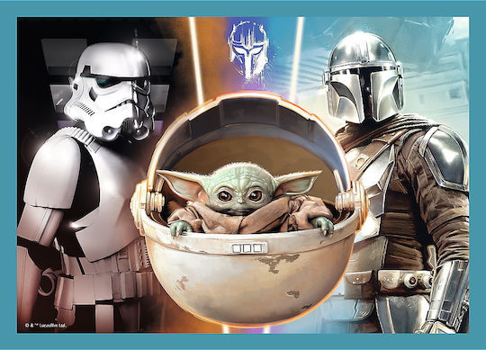 Kids Puzzle 4in1 Mandalorian Star Wars Trefl