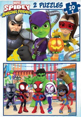 Детски Пъзел Spidey and his Amazing Friends 40бр Educa