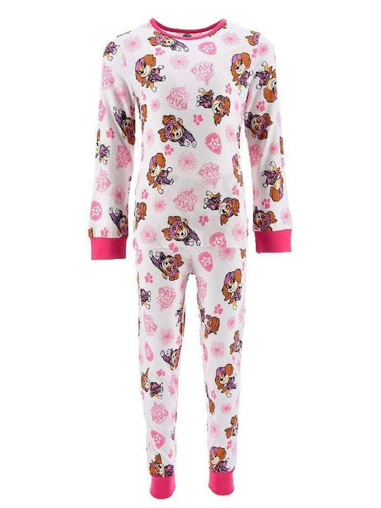 Paw Patrol Pijama pentru copii De bumbac Albă