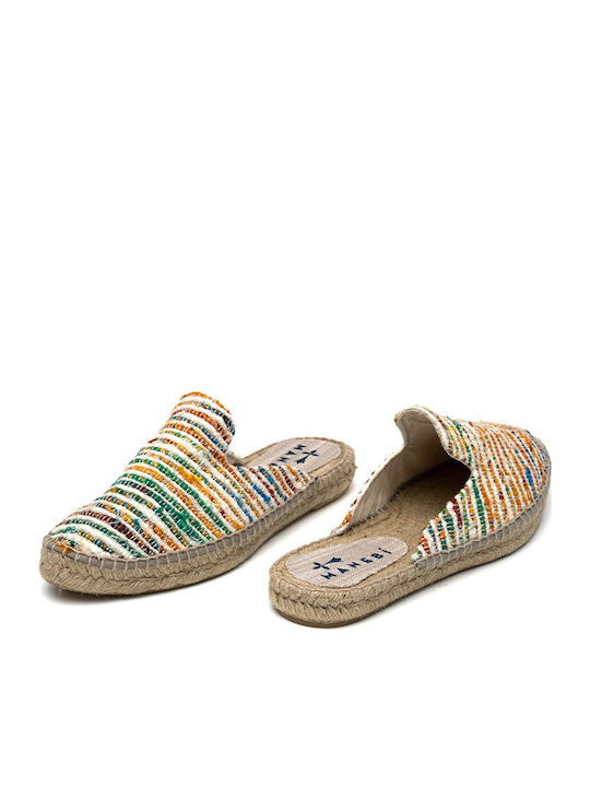 Acapulco Pantofi Mules Dama Flat Multicolori G1.1