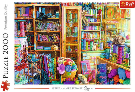 The Cat's Paradise Puzzle 2D 2000 Pieces