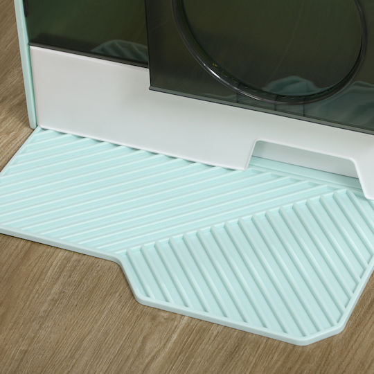 Pawhut Cat Toilet Closed Light Blue L47 x W45 x H42cm