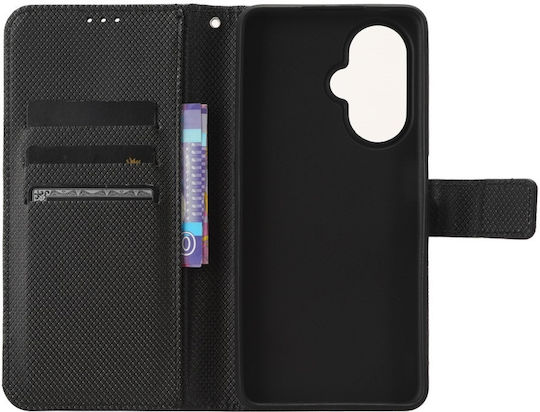 Wallet Δερματίνης Μαύρο (OnePlus Nord CE 3 Lite)