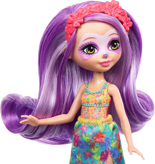 Mattel Enchantimalssabindra Sloth Hang Кукла за 3+ години+ години 15см.