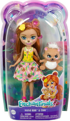 Mattel Biloxi Bear K Trail Păpușă Enchantimals pentru 3++ Ani