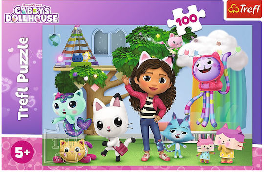Puzzle Trefl 100 Gabbys Dollhouse Gabby's Friends