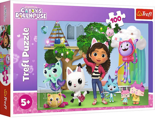 Puzzle Trefl 100 Gabbys Dollhouse Gabby's Friends