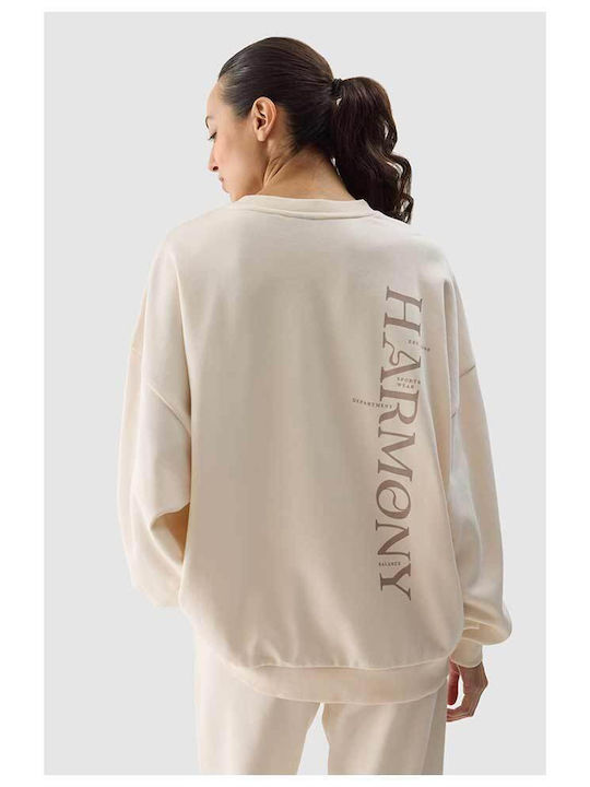 4F Women's Sweatshirt Beige