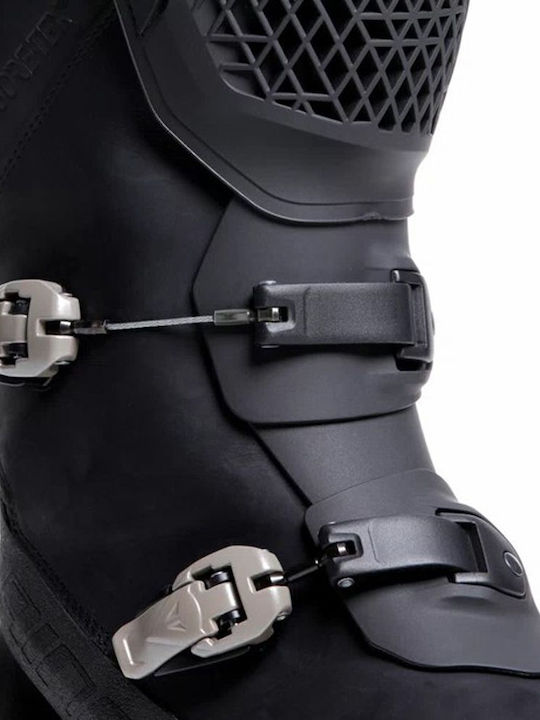Dainese Seeker Ανδρικές Μπότες Motocross Δερμάτινες Gore-Tex Αδιάβροχες Μαύρες