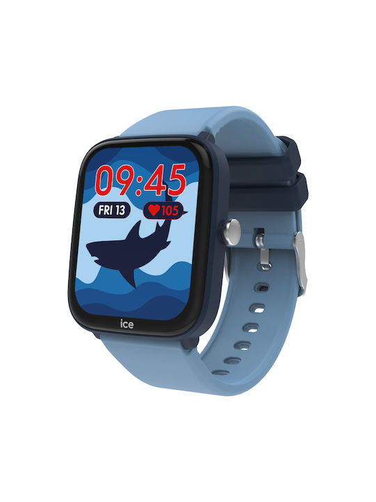 Ice Smartwatch pentru copii cu curea din cauciuc/plastic Albastru