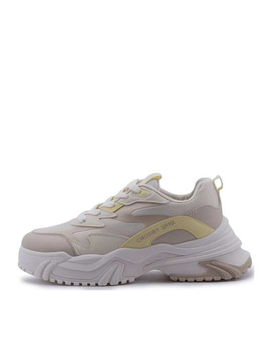 Damen Sneakers Beige