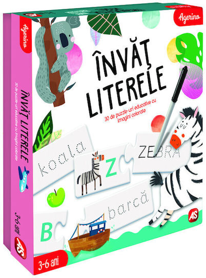 AS Invat Literele Joc Educațional Litere și numere pentru 3-6 Ani
