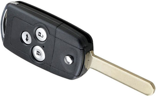 Honda Car Key Shell with Blade with 3 Buttons for Honda