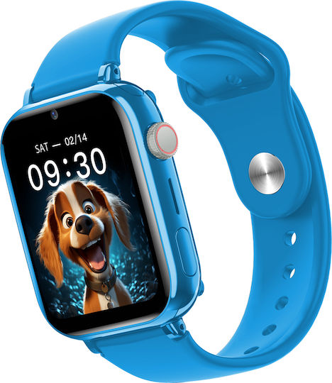 MaxCom 43mm Smartwatch με SIM (Μπλε)