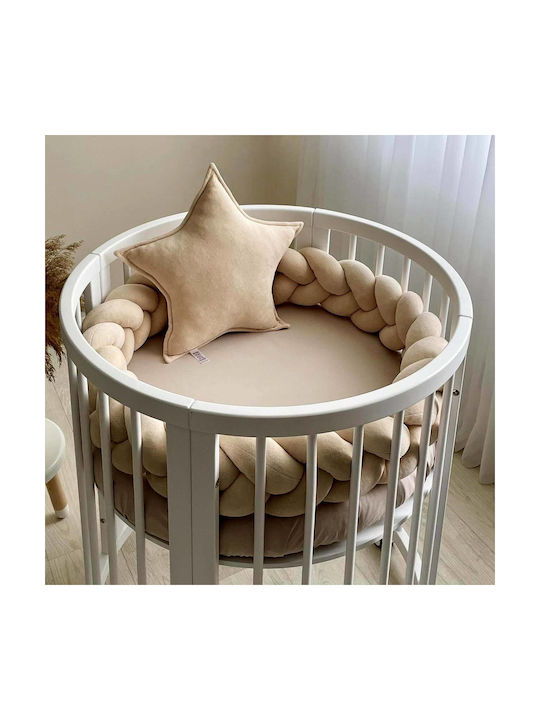 IngVart Baby Sheet Crib Cotton Brown