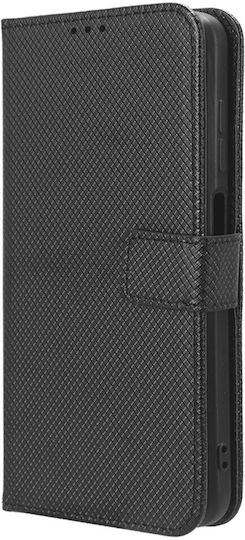 Wallet Δερματίνης Μαύρο (Realme Note 50)