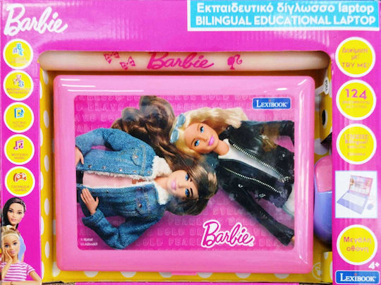 Toy Candle Barbie Educational Laptop for 4+ Years Lexibook