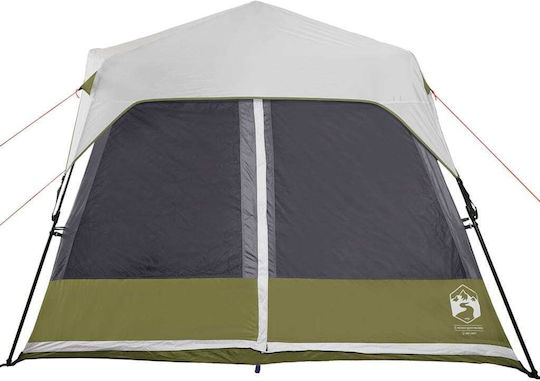 vidaXL Campingzelt Tunnel Grün für 9 Personen 441x288x217cm