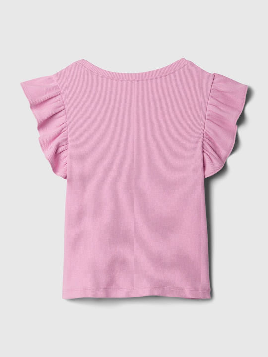 GAP Kids Blouse Short Sleeve Pink