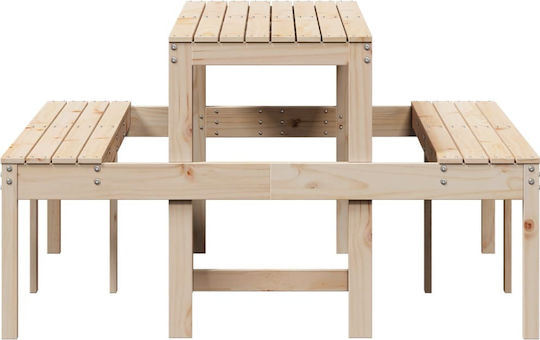 Wooden Masa pentru spații exterioare CAFE 160x134x75buc