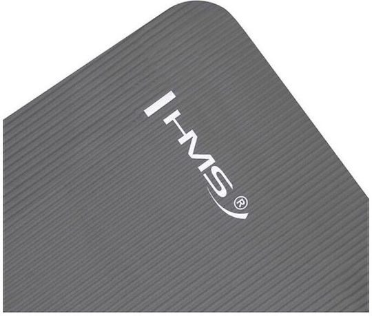 HMS Ym03 Στρώμα Γυμναστικής Pilates Γκρι (183x61x0.1cm)