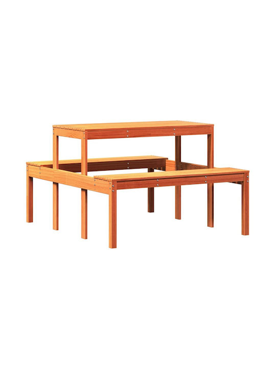 Wooden Masa pentru spații exterioare 110x134x75buc