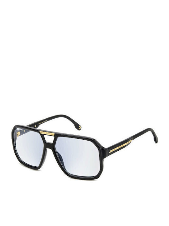 Carrera Unisex Ochelari De Soare Cu Ramă Neagră Din Plastic Și Lentile Gri 01/BB 2M2/15