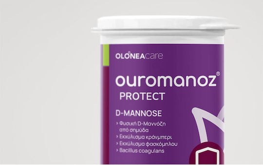 Olonea Ouromanoz Protect D-Mannose Ειδικό Συμπλήρωμα Διατροφής 60 φυτικές κάψουλες