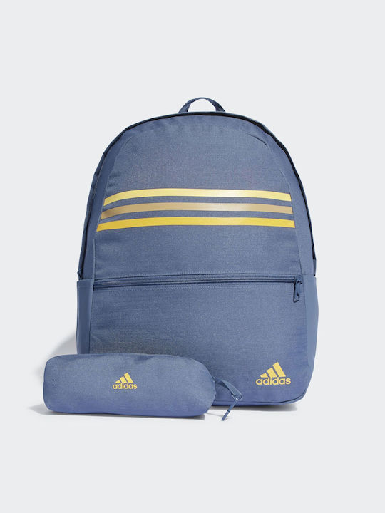 Adidas Classic School Bag Backpack Elementary, Elementary in Blue color 27.75lt