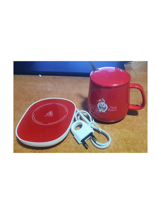 Rabbit Cană Ceramică Roșie 350ml