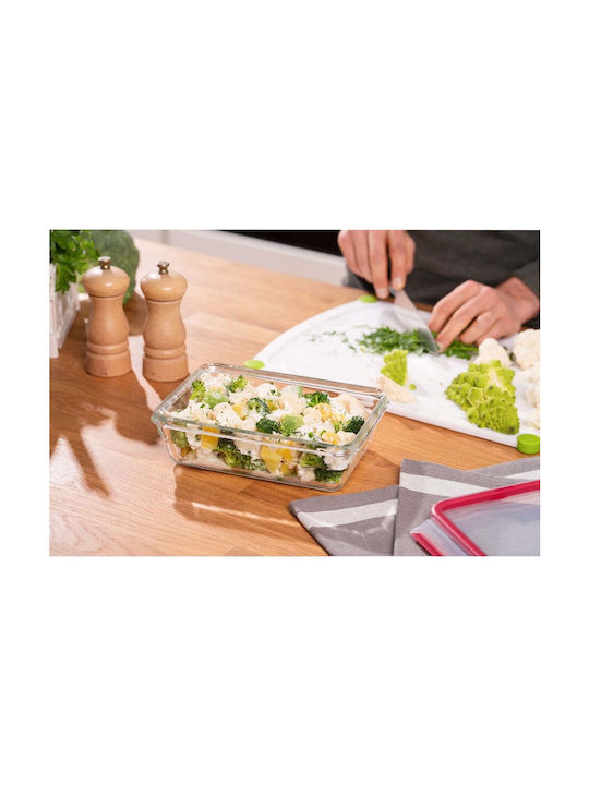 Tefal Microwave Glass Lunch Box Masterseal Transparent 1300ml