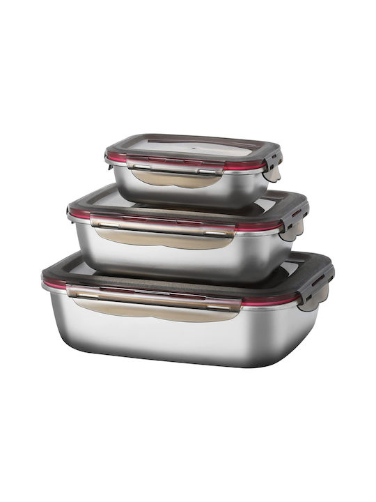 Viosarp Inox Lunch Box Silver 1500ml