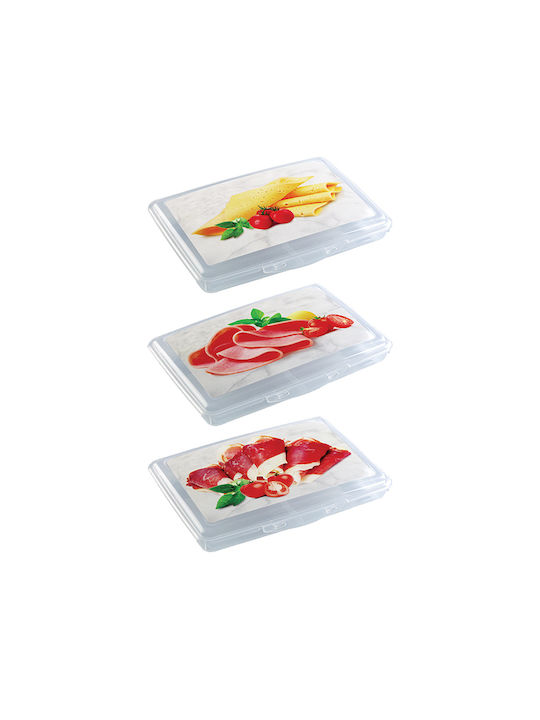 Hega Hogar Plastic Lunch Box Transparent 1000ml