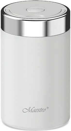 Maestro Кутия За Храна Inox Термос Бял 750ml