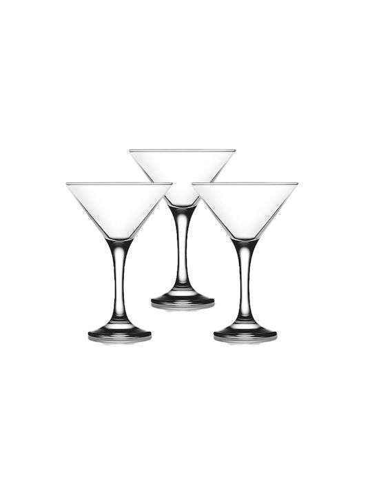 ArteLibre Set Gläser Cocktail/Trinken aus Glas Mit Stiel 3Stück