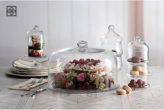 Espiel Villa Patisserie Γυάλινη Εταζέρα 3 Ορόφων Διάφανη